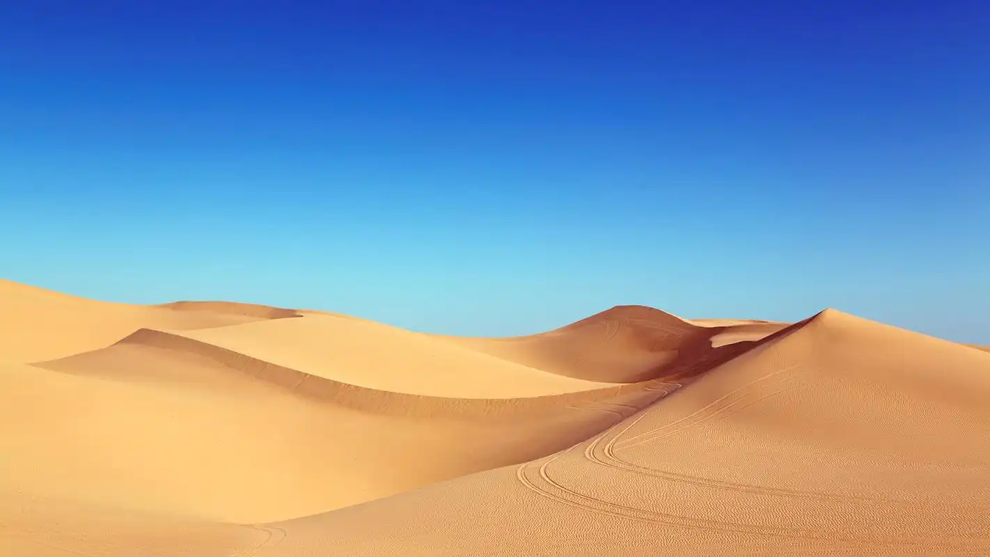 唯美沙漠风景摄影高清宽屏桌面壁纸