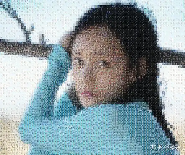 把很多小照片拼成一张大照片是怎么做的? - 知乎