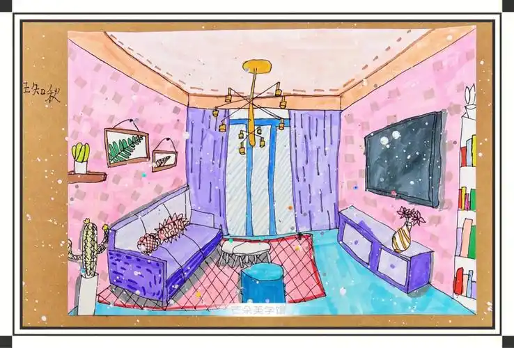 少儿美术空间的表现