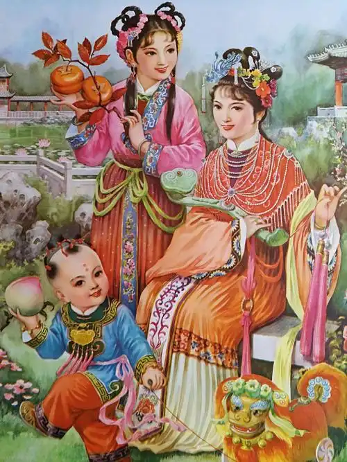 花开天下年画群035场年画拍卖品预览【1】(2019年3月1日晚19:50分开拍