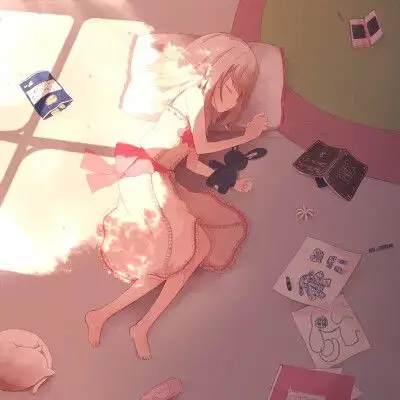 困 二次元 唯美 卡通 图片 睡觉觉 动漫 休息啰 美图 壁纸