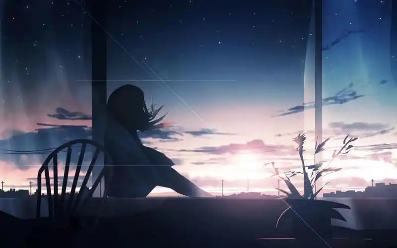 动漫世界中的孤独背影,高清壁纸图片,动漫人物-回车桌面