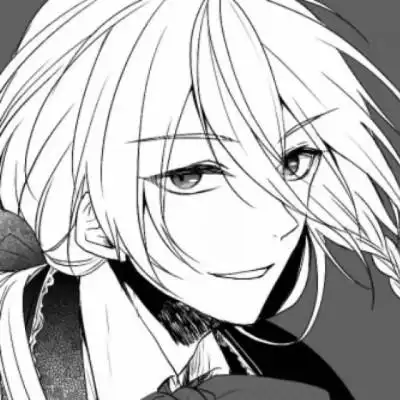 帅帅酷酷黑白动漫男生头像那完点赞呀