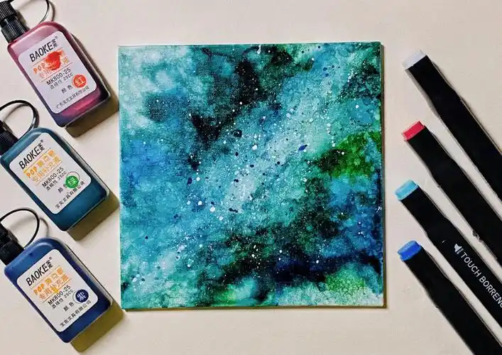 酒精墨水画马克笔新用法