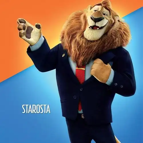 疯狂动物城狮市长壁纸图片1024*1024下载