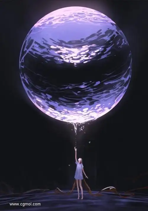 唯美抽象意境插画欣赏