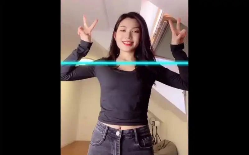 抖音最火的【蓝线挑战】,高能和翻车只在一念之间,最后一个太逗了