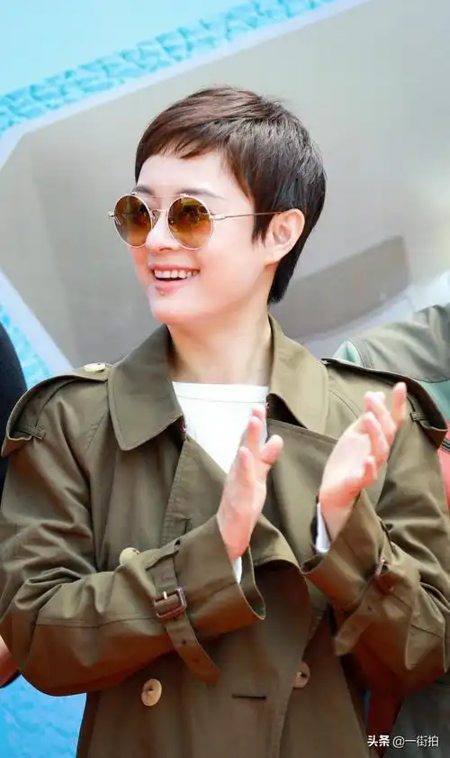 毛寸头女明星都爱上毛寸头