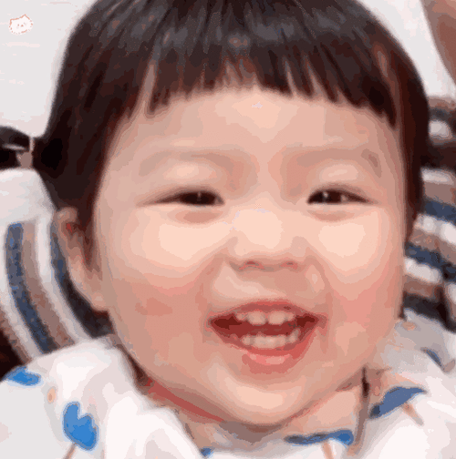 开心可爱萌娃丸子妹表情包-表情包网站