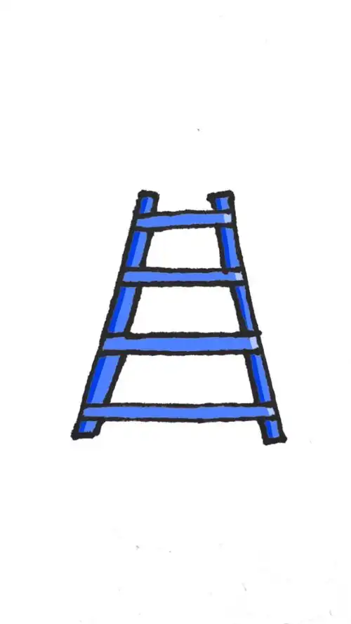 10秒画变变变之梯形变梯子