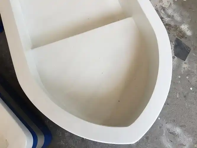 玻璃钢厂家来图定做frp烤漆小船造型洗手盆 酒店用玻璃纤维洗手池