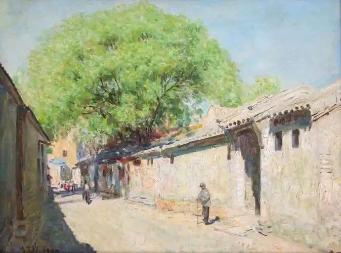 北京胡同之春(54×81cm)