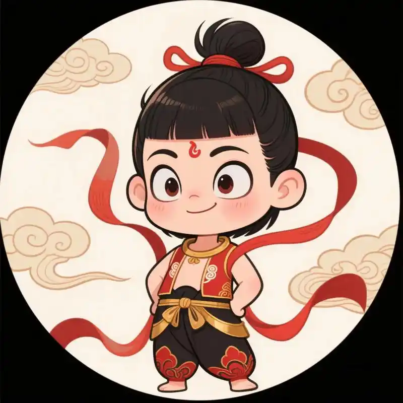 可爱的哪吒头像,壁纸来喽!