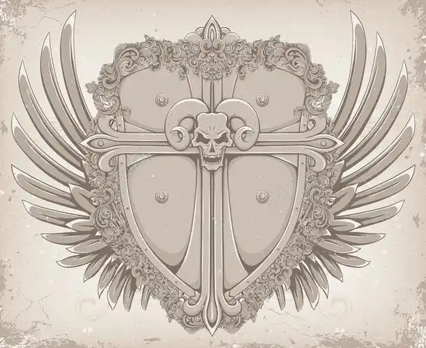 古董徽章矢量插画