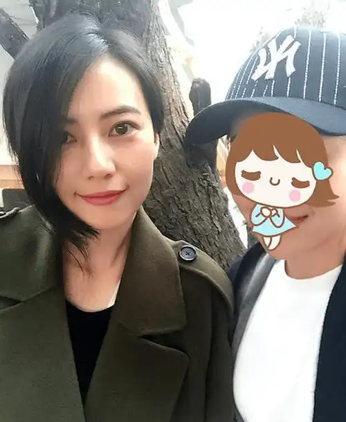 高圆圆不愧是合影高手!