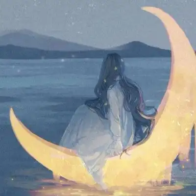 动漫唯美背影头像 超好看的高清漫画头像女生背面图片