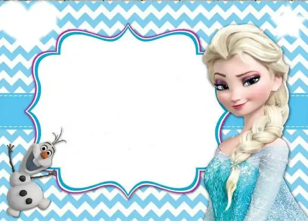 frozen elsa y olaf para imprimir