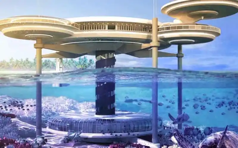 用或其他应用扫描二维码 点赞 迪拜海底酒店位于迪拜阿拉伯湾