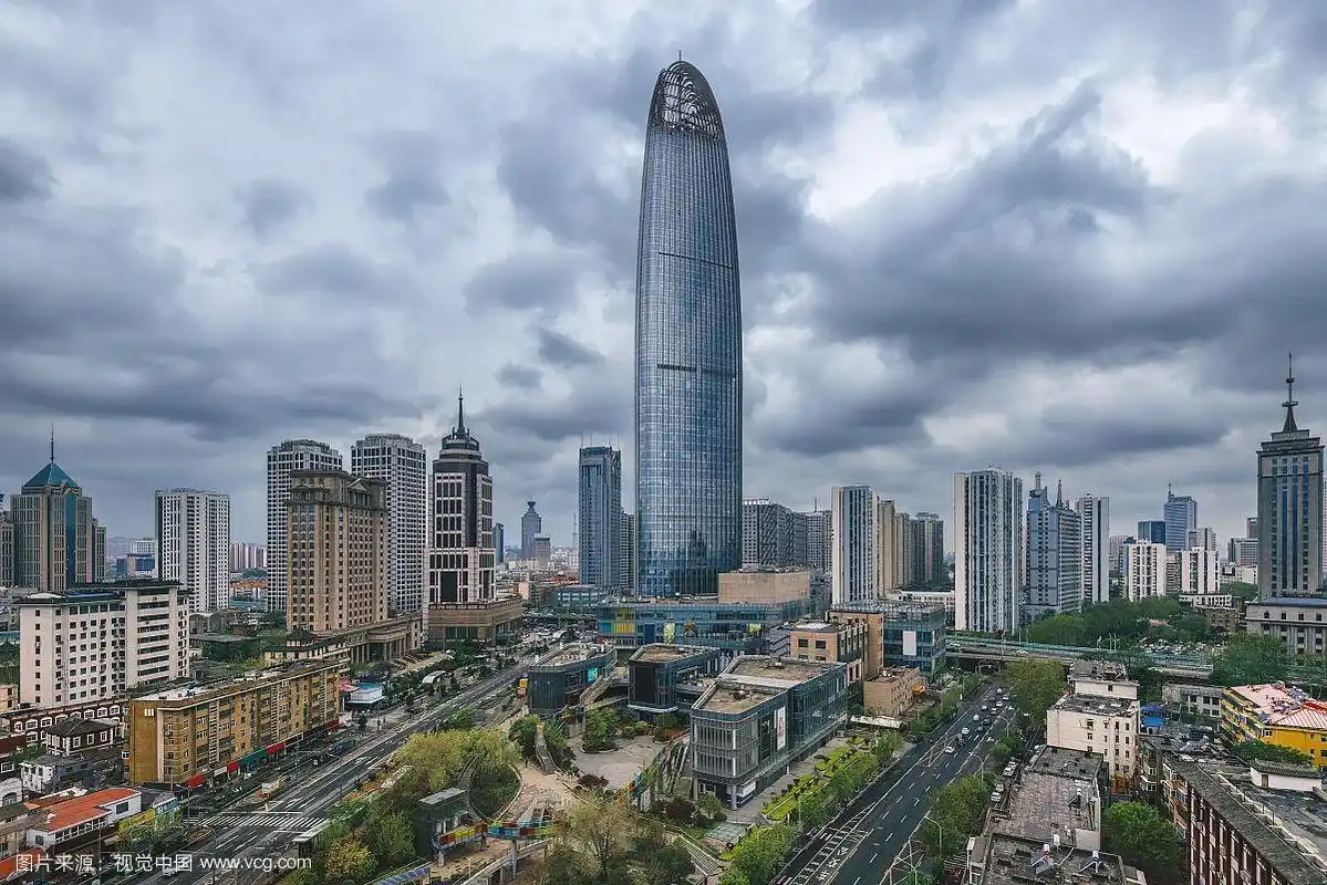 济南绿地中心城市天际线