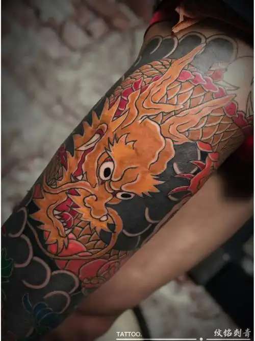三爪不可以吗#刺青  #tattoo  #纹身  #龙  #五爪金龙  #老传统纹身