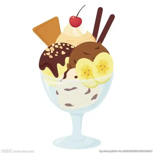 卡通矢量点心插画图片