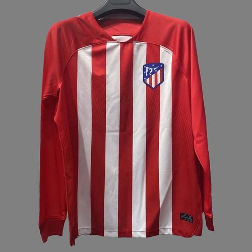 23 24 马竞主场球衣足球服长袖 atletico madrid home  jersey【4天内