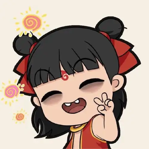 哪吒的q版头像无水印 二次元 壁纸"喜欢的评论 点个赞"图源:哪吒之