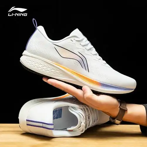 李宁赤兔6跑步鞋男鞋竞速减震学生中考跑鞋网面透气运动鞋armt015