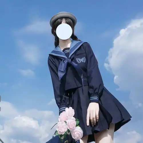 ahrw*ahrwjk制服套装冬季学院风加绒款娅诗蜜原创jk制服学生水手服