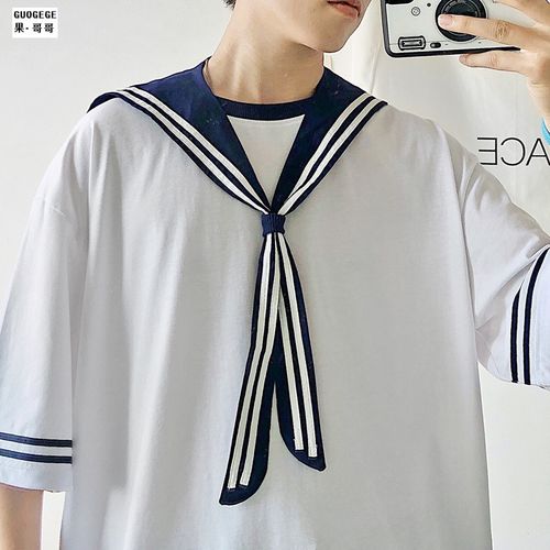 夏装嘻哈dk制服可爱海军水手服套装小披肩集体班服元气男女团体服