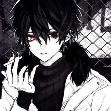 男生黑白动漫头像冷酷帅气 二次元炫酷头像男生(10)张