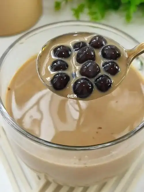 在家自制珍珠奶茶自己做的喝不胖