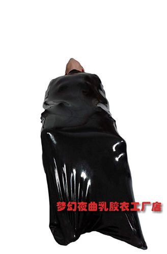 乳胶真空睡袋束缚成人室内单人玩无拉链胶衣睡袋