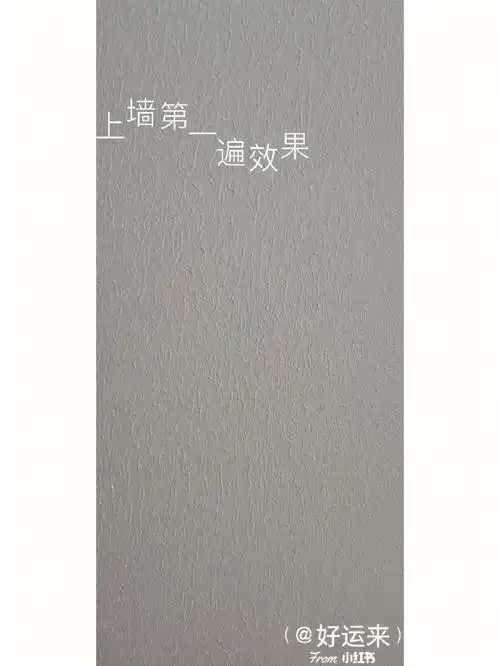 立邦杏子灰乳胶漆不兑水滚刷实拍