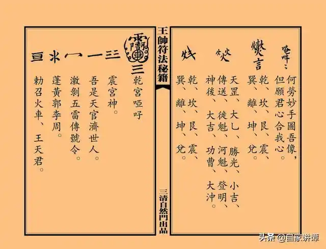 道教古籍藏本——王公统三十六雷符秘