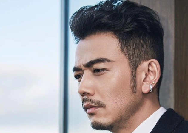 现在的杨烁,犹豫的眼神,眉头紧锁,精神利落的发型,散发着成熟男人的