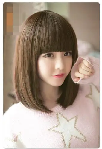 女生短发拉直发型图片格外亮眼有气场的短发打造