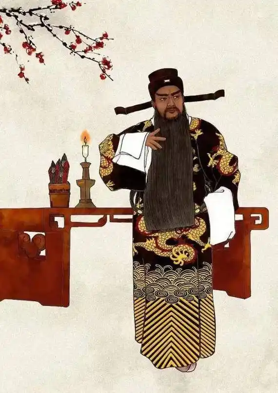 带着一弯月牙的黑脸 不过 这些都是戏剧中塑造的包拯 历史上真实的包