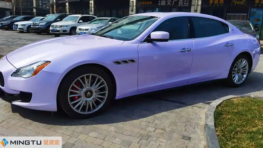 玛莎拉蒂 名图星黛紫 改色 外景展示_搜狐汽车_搜狐网