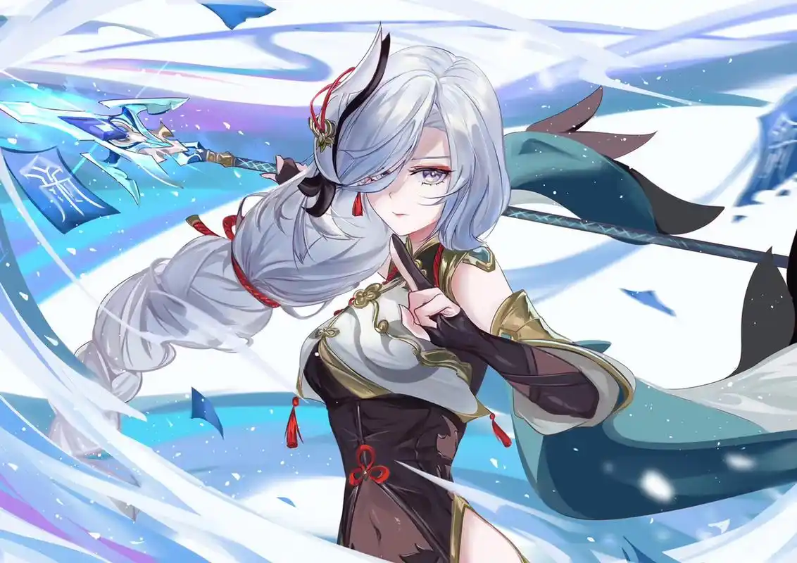 二次元美少女# #原神同人动漫# 原神冰系女角色都是大美女[色]