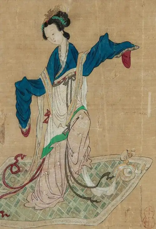 【转载】仇英 仕女图集 (立轴)