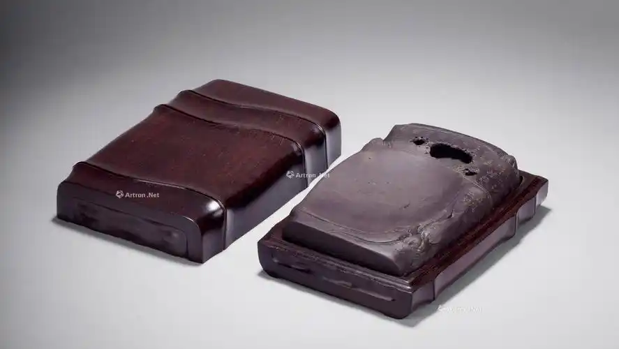 0692清嘉庆少溪氏铭端溪老坑竹节砚