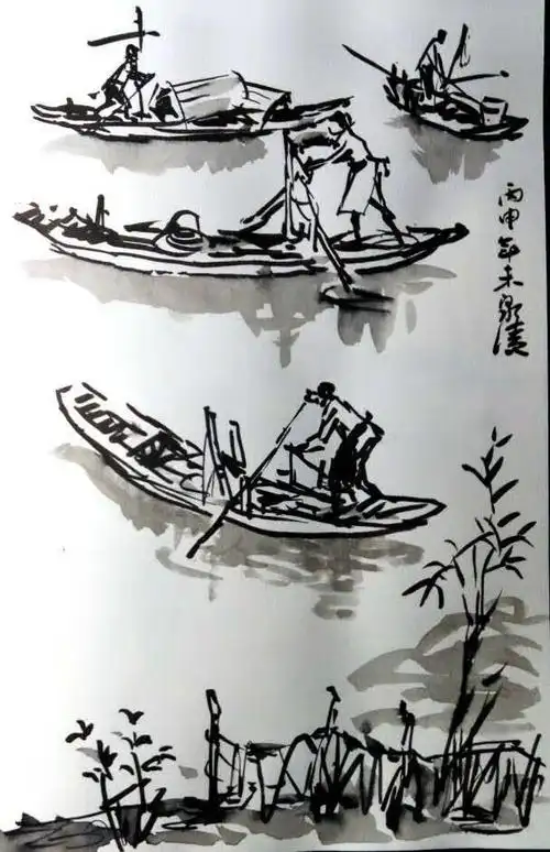 船帆点景画法