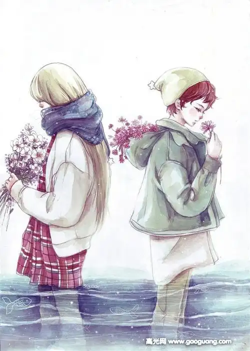 有感情的插画手绘图片,温暖的插画手绘图片大全