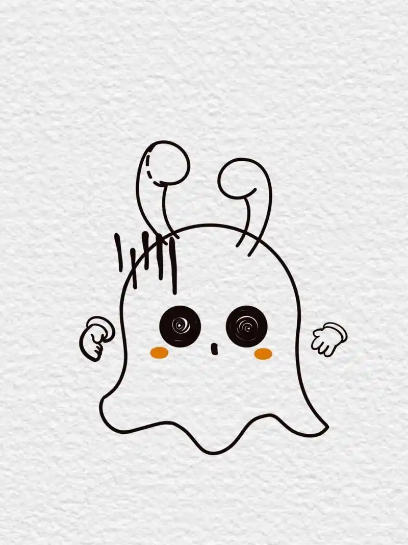 蛋仔派对 胆小鬼  超级简单可爱哦!你也可以试试