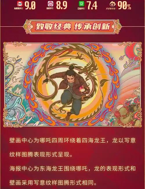 《哪吒重生》终极—致敬版海报