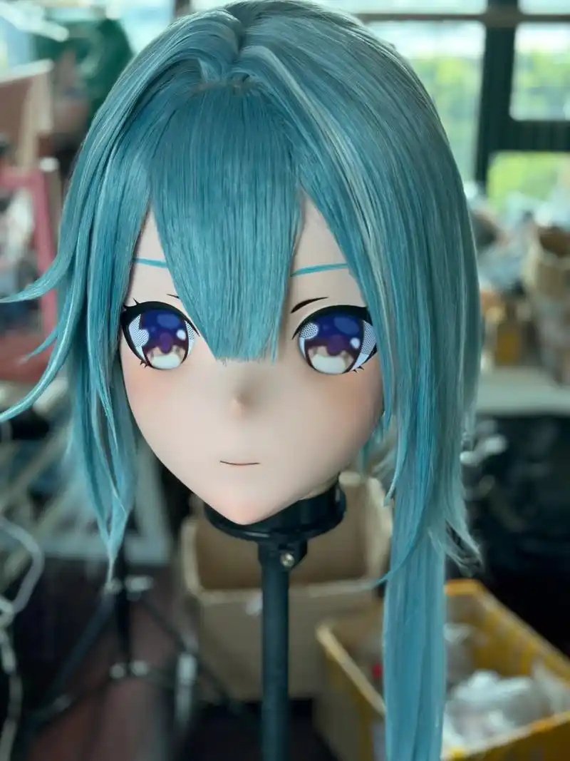 kigurumi 全头带锁头壳优菈 定制角色,全头带锁kigurumi 头壳,价格