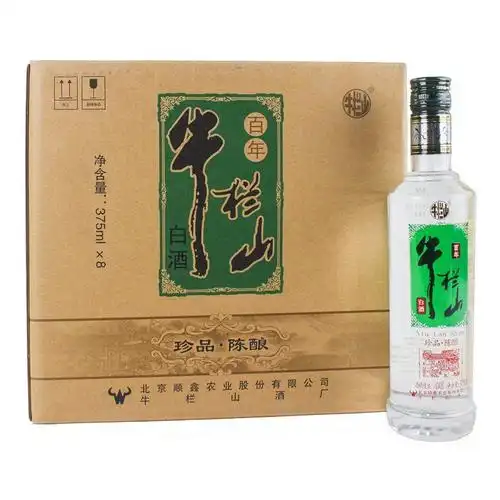 牛栏山 北京牛栏山珍品陈酿银牛39度375ml整箱8瓶 103元 - 逛丢