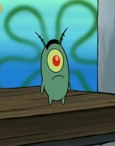 海绵宝宝痞老板简笔画带颜色