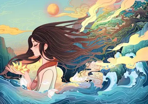 柱州风物志——西域地名故事插画设计